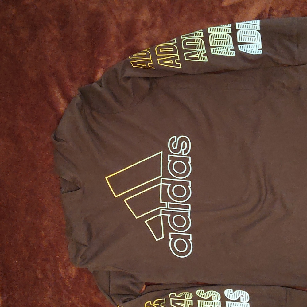 Adidas long sleeve hoodie.  Youth XL (18/20)